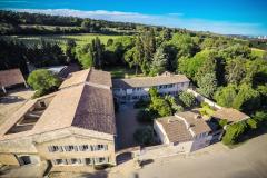 Château Mourgues du Grès vue aérienne