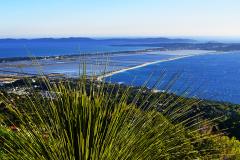 Superbe vue mer depuis les hauteurs de la ville de Hyères