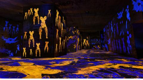 Carrières de Lumières ensembles polychromatiques