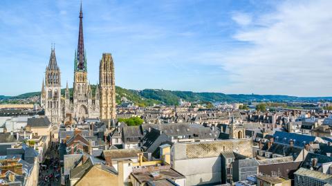 L’offre étant devenue insuffisante, les acquéreurs recherchent désormais en périphérie de Rouen. © e55evu