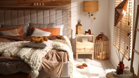 Voici 3 astuces pour créer une ambiance cocooning dans sa chambre cet hiver. © New Africa