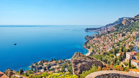 Vue sur Roquebrune-Cap-Martin