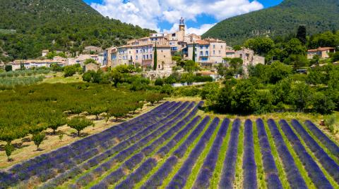 La Drôme provençale offre un cadre de vie idyllique. 