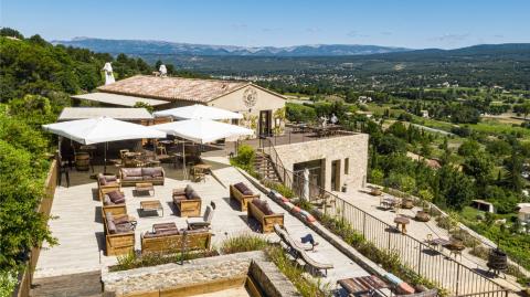 Domaine La Font des Pères vue aérienne