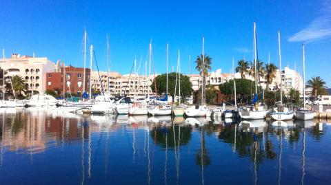 Port de Hyères dans le Var