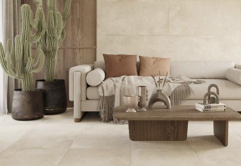 Intérieur béton carrelage