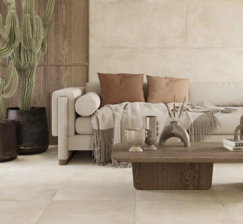 Intérieur béton carrelage